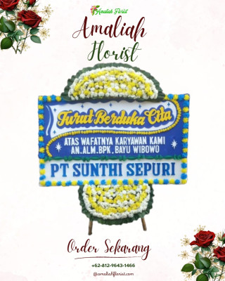Papan Bunga Duka di Koto Selayan